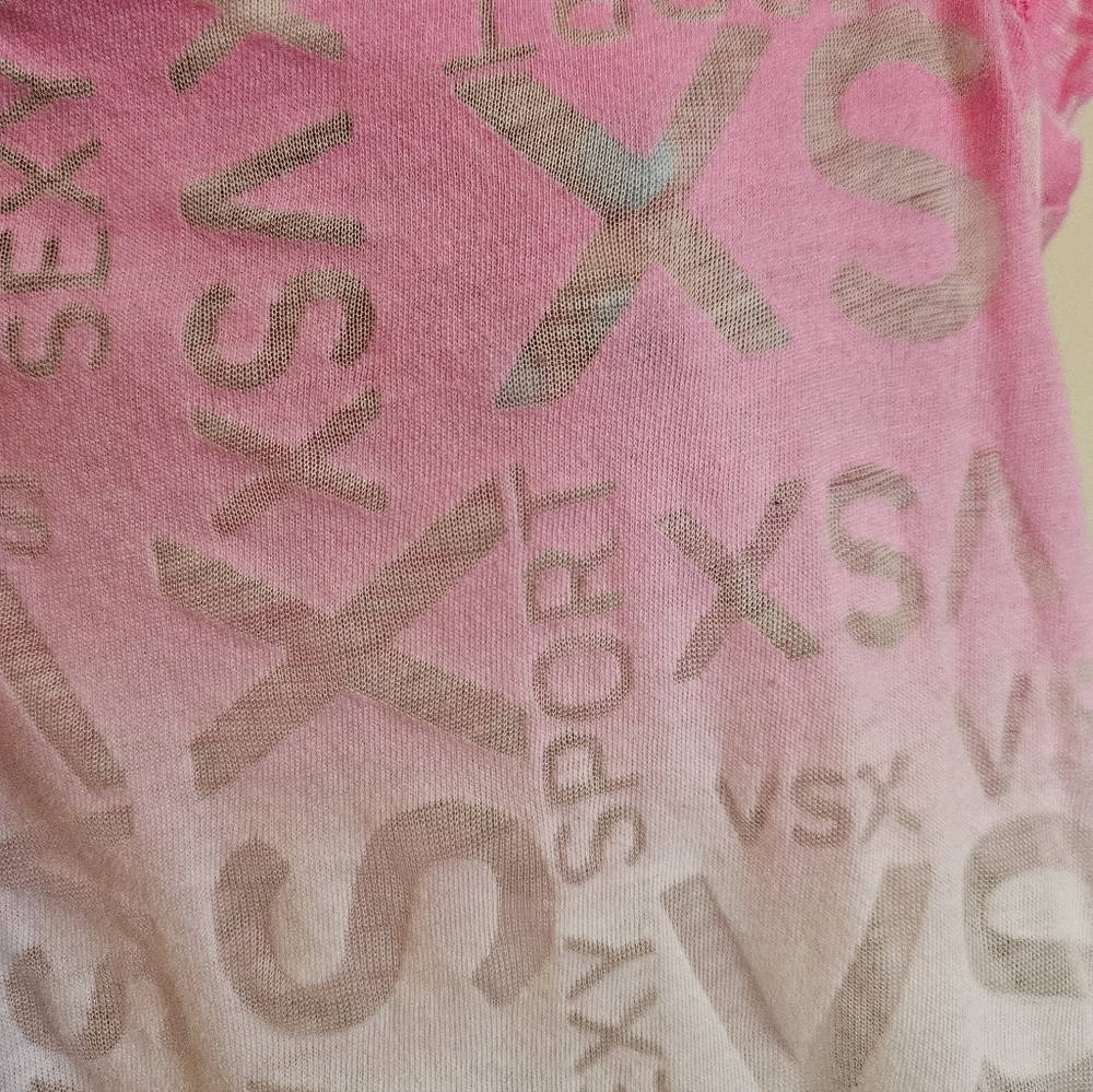 VS Sport Pink and Orange Gradient Athletic Top - Picture 2 of 6